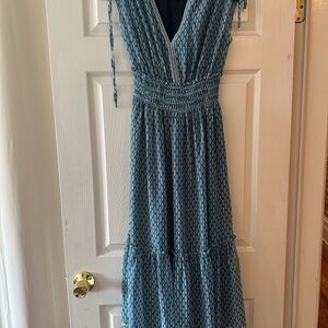Max Studio Blue Maxi Dress